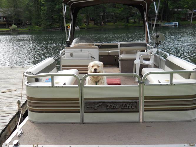 20 FOOT PONTOON BOAT for sale in Washago, Ontario - Used boats for you