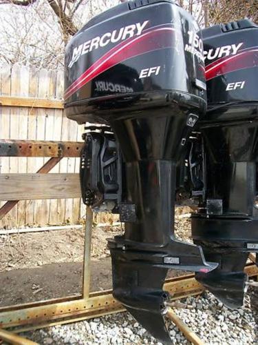 150 HP Mercury EFI Outboard Motor for sale in Dauphin, Manitoba - Used