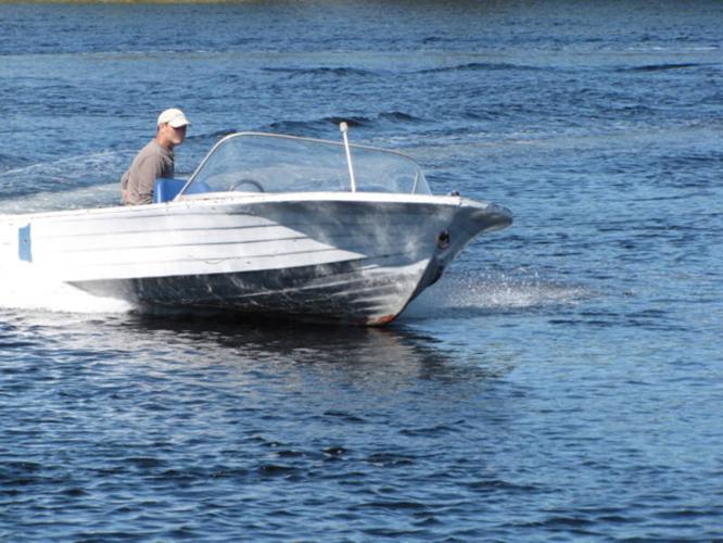 16' FG boat with trailer absurd offers considered. Nice boat!