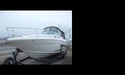 This beautiful boat has never been in salt water! Very low hours on boat and only (4) hrs on the generator! Includes (2) fridges, (3) sinks, CD player w/Momo surround-sound, Northstar CB, power-anchor, Sirius satellite radio-ready, (6)-disc CD changer,