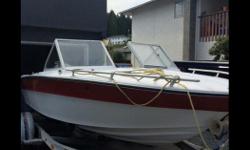 16 1/2 foot fiberglass runabout walk through window bow tank 1998 or 1989 Evinrude V4 115 1987 Suzuki 9.9 oil injected kicker set up for fishing new power trim motor two months ago easy steer system heavy duty 1984 EZ loader galvanized trailer.
Need this