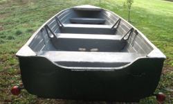 Sturdy 16 ft aluminum boat. Very stable and comfortable. Trailer has recent Inspection to include new wheel bearings / tires / lights and re-wired. Inspection valid until Oct.2012
$1500.00 for boat and trailer.