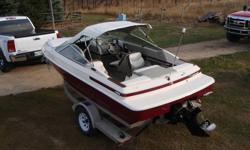 1994 Maxum SR 1800  with matching bunk style trailer for sale. I bought this boat in Texas 3 years ago from the original owner. It has been stored inside since the day it was brought home new. Many people who have seen it think it is only 5 or 6 years