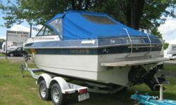 1985 21 FT CUDDY , 305 MERC CRUISER ENGINE AND OUT DRIVE. LOWER UNIT REBUILT, NEW GIMBLE BEARING, CARB REBUILT, GOOD WORKING BOAT,  FALL SPECIAL MAKE AN OFFER.
613 572 0411