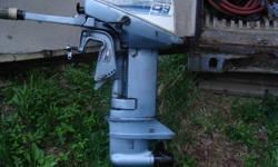 I have a 1988 Evenrude 9.9 Outboard Motor for sale with approx. 150hr's on it was used once or twice per year , some yr's not at all was my Dad's in mint condition was serviced prior to storing . Asking 800.00