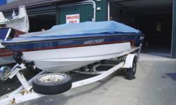 1988 Larson Senza 17'  bowrider with sport windshield and bucket seats, one pc cover, powered by a 90 hp Evinrude Outboard, great running boat includes a trailer. call 705 286 6862   asking $3,495.00