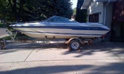 1989 SeaRay - $8000 or Best Offer
180hp 4.3L Yahama inboard
18.5' with open bow
Always professionally winterized
Regular oil changes
New bilge pump, new complete shift cable and bellows, leg case cleaned/honed for clearance, new upper gears in leg as well