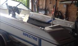 FOR SALE: I have got a 19ft spectre run about, with a 175, 2 stroke evinrude intruder.
boat has all new controls
new bottom end
stainless prop
very reliable boat and always maintained, major work and service done by SG power products.
boat does need a