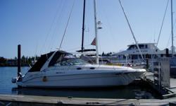 An opportunity to purchase this beautiful boat at a fraction of the market value! The owner is moving out of the country and says SELL my boat.
This extremely popular, spacious, sunbridge has 225 hours her rebuilt 8.1 Litre engines, manifolds, and raised