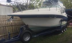 26 ft
7.4 litre Mercruiser
Only 400 hours on motor
Boat is like new
Much more to list
Comes with trailer
Call only, no email
Cell: (250) 732-4763