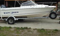 2002 campion bay liner 19.5 ft with Yamaha 115 4 stroke with kicker, 2 down riggers gps and some fishing gear. Asking 20,000 obo