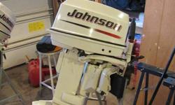 I have for sale 2005 Johnson 2 cycle short shaft outboard motor, in good shape runs well , comes with motor stand but no tank, $1,600
email for more information