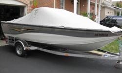 LOOKS LIKE A NEW BOAT !!!!!! 2005 CRESTLINER 1650 SPORT ANGLER WITH MERCURY 90HP 2 STROKE. WITH ONLY 50 HRS OF USAGE. BOAT WAS BOUGHT NEW AS NON CURRENT IN 2008. ONE OWNER BOAT. NO SCRATCHES, NO DENTS. CUSTOM SNAP ON COVER. 2 SEATS, MINN KOTA V2 TROLLING