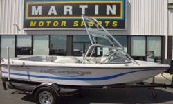Excellent Ski Boat Meticulously Cared For By The Saskatoon Waterski Club!
PCM Excalibur 330 HP Direct Drive Engine, Seating for 6, Tower, Bimini Top, Tower Speakers, Tower Lights, Tower Mirror, Stereo, Ski Pylon, Pop-Up Cleats, Ballast System, Towable