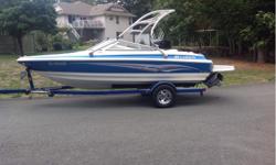 boat is in excellent condition. 4.3 Volvo motor, was replaced in 2012 new.kids have all moved out ,there is skis,wake boards, knee boards,tubes and life jackets to go with boat. Replacement for stuff well over 5000 dollars.
Upgraded stereo system