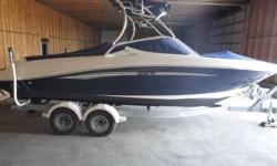 20008 searay select 350 DTS Mag 350 MPI Br 3,Shoreland Trailer with brakes both axles,Pearle Blue with Blue Canvas,Two Tone Gel Coat Graphics,Cora Thru-Hull Exhaust,2 Bucket  w / Flip-up/Sun Lounger/Aft Bench Seat,Cockpit cover/Tonneau Cover/w Canvas