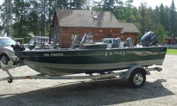 2009 Lund 1725 Explorer SS with dual consoles and bubble windshields, special edition Lund green with grey vinyl floor and Yamaha 90 hp EFI fourstroke.  3 pedestal seats, Lowrance LMS 522 fishfinder and GPS combo, 24 Volt Motorguide 75# thrust bowmount
