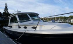 Save about $100,000 over a new 2012 and the wait til late summer....this Back Cove 37 features:
- two private sleeping cabins
- 3 zone air/heat
- generator
- Cummins 480hp electronic diesel w/195hrs
- Bow Thurster
- Stern Thurster
- Anchor Windlass
-