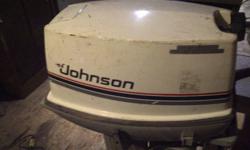 title says it all,20 hp johnson outboard motor (I think 1980's) ,comes with tank and runs good. Might as well get your summer toys ready since theres no snow to use your winter ones lol free delivery available and pictures upon request. best deal on
