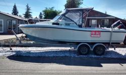 21 ft 1986 chris craft scorpion and ez load trailer for sale. comes with gps, sounder, vhf radio, and full canvas. 150 Suzuki 4 stroke just installed new computer runs fine. great west coast fishing boat.