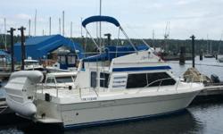 IMMACUALTE! - Come See This Well Maintained, Fast, DIESEL Commander 26'......Espar diesel heat, radar and recent major $7,000 service by Stem To Stern Marine, & New Batteries!
The "Arm's Reach" 26' Commander is one of the most proven West Coast boats.
