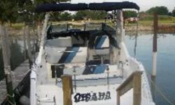 2855 1992 Bayliner: well cared for, marina serviced, heated indoor storage. New sunbrella tops, new stereo system, air conditioning, fridge, stove & head. Aft cabin, sleeps 2 adults & 3 children compfortably. Two way radio, garmin gps, fish finder as well