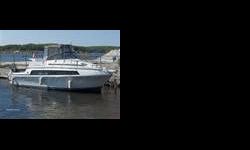 Priced to move!!!!! $29,900 Nice roomy Boat great for weekends out on the water. Onan 6.5 KW Generator Options Battery Charger, Bilge Pump, Compass, Depth Finder, Generator, Holding tank, Hot water tank, Hydraulic Steering, Inverter, Microwave,