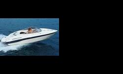 Bimini Top Connector, Bow & Cockpit Covers, Depth Finder, Extended Swim Platform, Snap-In Cockpit Carpet, SS Mid Ship Pull Up Cleats, Windshield Walk-Thru Latch, Bimini Top & Boat Disclaimer The Company offers the details of this vessel in good faith but
