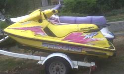 For sale  2 seadoos both in great mechanical condition with trailer. 1 yellow Seadoo model and 1 White Tigershark model.
 
If interested please call 250-320-6511 or email mailto:thall@labourready.com