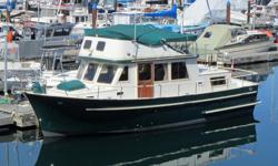 Reduced - recent survey available!
Are you looking for a well maintained CHB trawler for cruising? Here is a 1979 build CBK model, powered by a 140 hp Volvo diesel. The CBK model has the extra wide beam of 13'5" which gives even more space onboard than