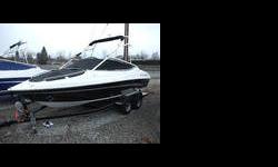 Great boat with a Merc 5.0L MPI and custom colored tandem trailer! Includes wakeboard tower, bimini top, snap-in carpet, bow and cockpit covers, digital depth-finder, AM/FM CD player w/surround-sound, and many other options! Construction: Fiberglass