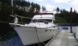Boat has twin 260 hp Merc. gas engines, is fully equipped and very well maintained. Approx. $ 13,000 of mechanical work has recently been done resulting in the boat being in excellent mechanical condition (receipts available). Full Spec's and additional