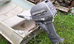 2000 6hp johnson outboard.Great running little motor has lots of new parts.Can be seen running.