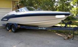 What I have for sale is an AMAZING family boat. EbbTide Model 220 campione I/O bowrider that is a 22 ft powerboat with a 7.4 Litre/V8 (Big Block engine/Yamaha drive) equivalent to a 454 Chevy powerplant. The Beam is 8' 3" wide. She can hold 8 adults. She