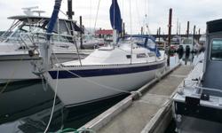 An exceptionally well maintained, fast, comfortable and stable sloop. Fractional rig with a jib, main and spinnaker in excellent shape. All sheets, halyards, stays, shrouds etc. in excellent shape as well. Sleeps five, separate head, hanging locker,