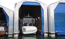 Aluminum Boathouses
Available from year 1980 to 1992
|
Available sizes:
1- 36'
1-40'
1-45'
1-50'
1-52'
Priced from $28,900 to $69,900
Cover your boat for the winter! Sellers are motivated to sell!
Visit our website for more details or call one of our