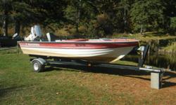 A 14' fiberglass Sunray boat with 25 hp Johnson.  I've had the boat for about three years. Boat is in excellent condition. Comes with fish finder, trailer ,new tires and bilage pump. Very urgent to sell, baby on the way $2000 obo.