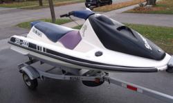 Bombardier SeaDoo GTS. Recently bought a cottage and this came with it. Don't know what year (was told maybe 1996) and don't know the condition of the motor. Over all it seems to be in a good shape. NO TRAILER
 
Best offer will take it