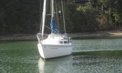 Catalina 27 Excellent condition. Roller Furler. Yanmar 1GM10 in-board diesel. Full Batten Main, Furling, Spinnaker all in excellent condition. Lazy Jacks. Force 10 Propane Heater. 3 Burner stove. Barbeque. SS Ladder. Recent Bottom paint and topside paint.