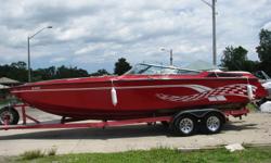 This boat is a must see two 454's and red and white interior.  Get er ready for summer fun in the sun !!
