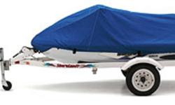 All Makes/Models - Custom fit Sunbrella PWC & Jet Ski Covers -
Dual purpose cover can be used as a trailering cover or mooring cover!
Experienced boat owners insist on Sunbrella fabrics because they understand that in the corrosive sea environment, our