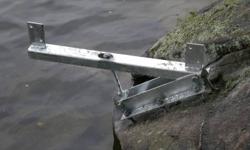 Dock On A Rock brackets can turn your rocky shoreline into an environmentally friendly useable space.
 
Dock On A Rock's 32? Original Bracket  will create a solid base for your sundeck, dock, stairs, or walkway.  Our brackets are also used as the shore