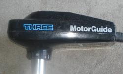 Motor Guide Three
mounting hardware included
36 lbs of thrust
Excellent condition!
Call Darren at 519-759-3728.