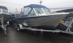 Package Includes: Mercury 115HP EFI 4ST / Highliner 2300LB. Galv. Trailer / 7'-2" Beam / One Piece Formed Hull / Low Profile Bow Railing / Chain Locker w/ Drain / Downrigger Pads / Dual Wipers / 25" Engine Bracket w/ Kicker Mount / Fish Box In Rear Gunnel