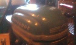 This boat motor is an antique.  Worth 3800 to 4000 to right person.  Runs.  Call Monica 780 505 2917 to view.