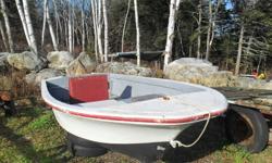 Fiberglass boat for sale.  15 1/2 ft long.  Good hull.  Needs a new floor.  As is.  No trailer.  $400 OBO.  e-mail or call John.