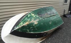 I've got a 10? Foot Fiberglas boat that is solid but could use some paint and plywood for the seats to Finnish the job of this great boat to get you on the water. I planned on painting it but literally have no time. The motor is a new condition Minn Kota
