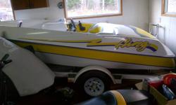 I'm selling my boat, Fourwinns 115 johnson  4 cylinder fuel injection , has 4 new marine speakers and new pionner deck already as the wirerinng for amp and sub  !. Has always been stored in a garage during winter. Comes with trailer. Text or call my cell