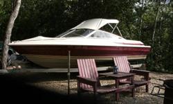 Year end. Boat winterized and ready for storage. InBoard 173 Hrs on motor, 17.5 Maxum Boat and trailer for sale. polished up and ready to be put to bed and used as soon as summer returns. We are buying a pontoon boat in 2012. As photos show has full