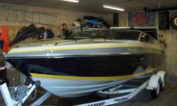 201 fourwinns Liberator!
Come check this baby out! She`s a real head turner.
It`s a 21ft cuddy with a OMC 350 with thruhull exhaust that sounds so nice! This boat is a must see for its age! comes with 1 top and 2 cover none have ant rips!
 
Any questions